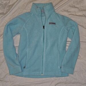 Columbia Kids M (10/12) Sky Blue Fleece Jacket
